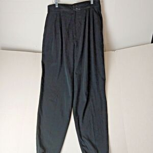 Fundamental Things Black Stirrup Pants Size 16 Polyester Blend.